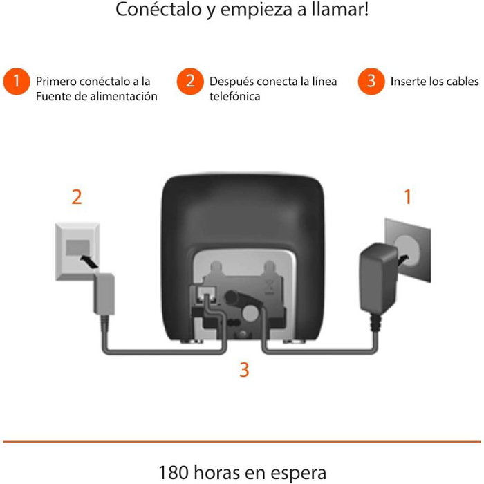 Gigaset Teléfono Inalámbrico CL390 Gris, con Pantalla de Alto Contraste, ECO DECT, Agenda 150 Contactos, Bloqueo de Llamadas, 4 Auriculares Ampliables, S30852-H2902-D203